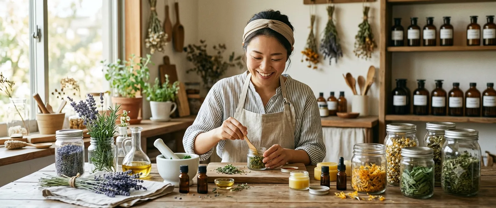 ハーブで作る手作りコスメ入門