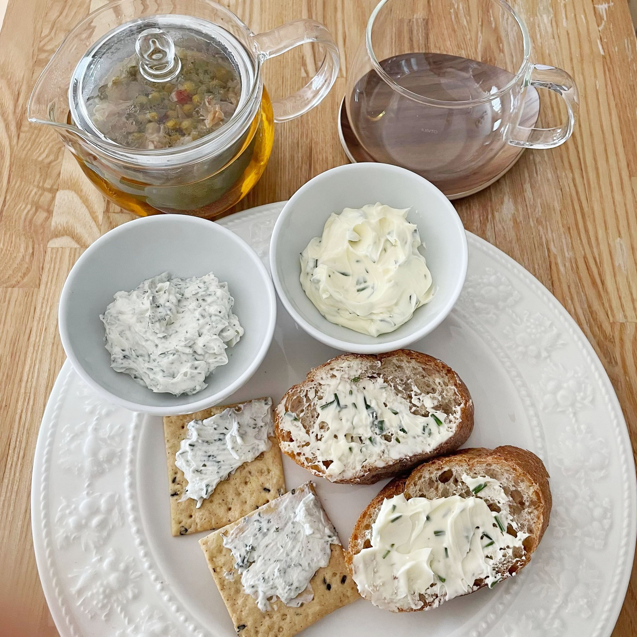 スパイス・ハーブを暮らしにいかす。ハーバルライフ講座。ハーブバター・ハーブチーズ作りの回